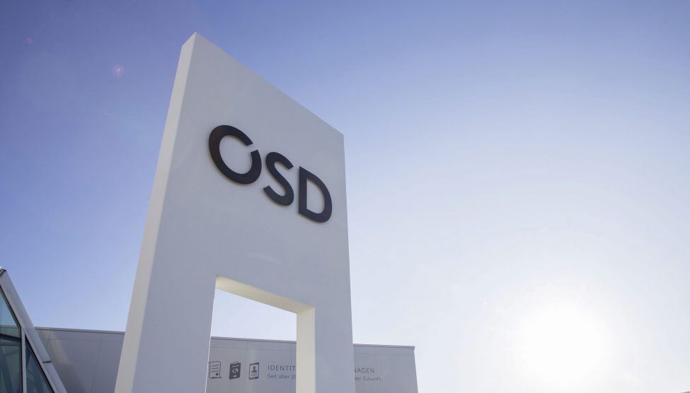 OSD Eingang bei Sonnenschein